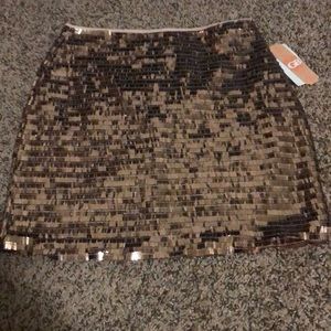 Rose Gold Sequenced skirt